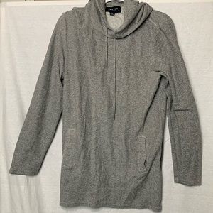 Pacsun men’s size medium gray hoodie w/ side zippers longer fit